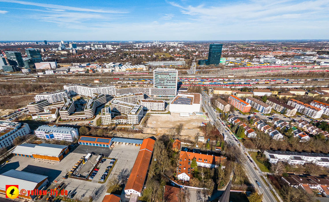 20.02.2023 - der Hachinger Bach zwischen Berg am Laim und Neuperlach